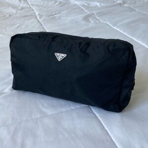 Prada Large Black Nylon Pouch